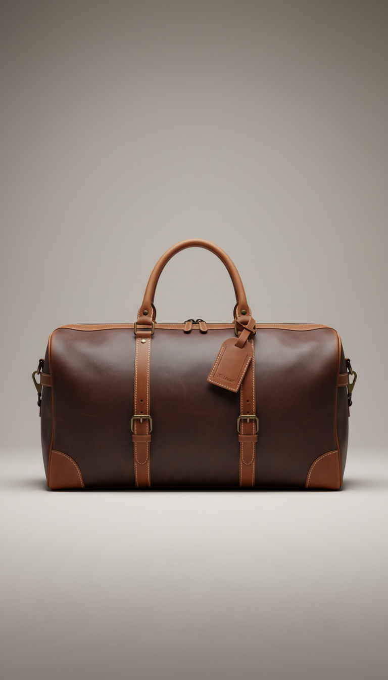 Structured Duffle Full-Grain Leather