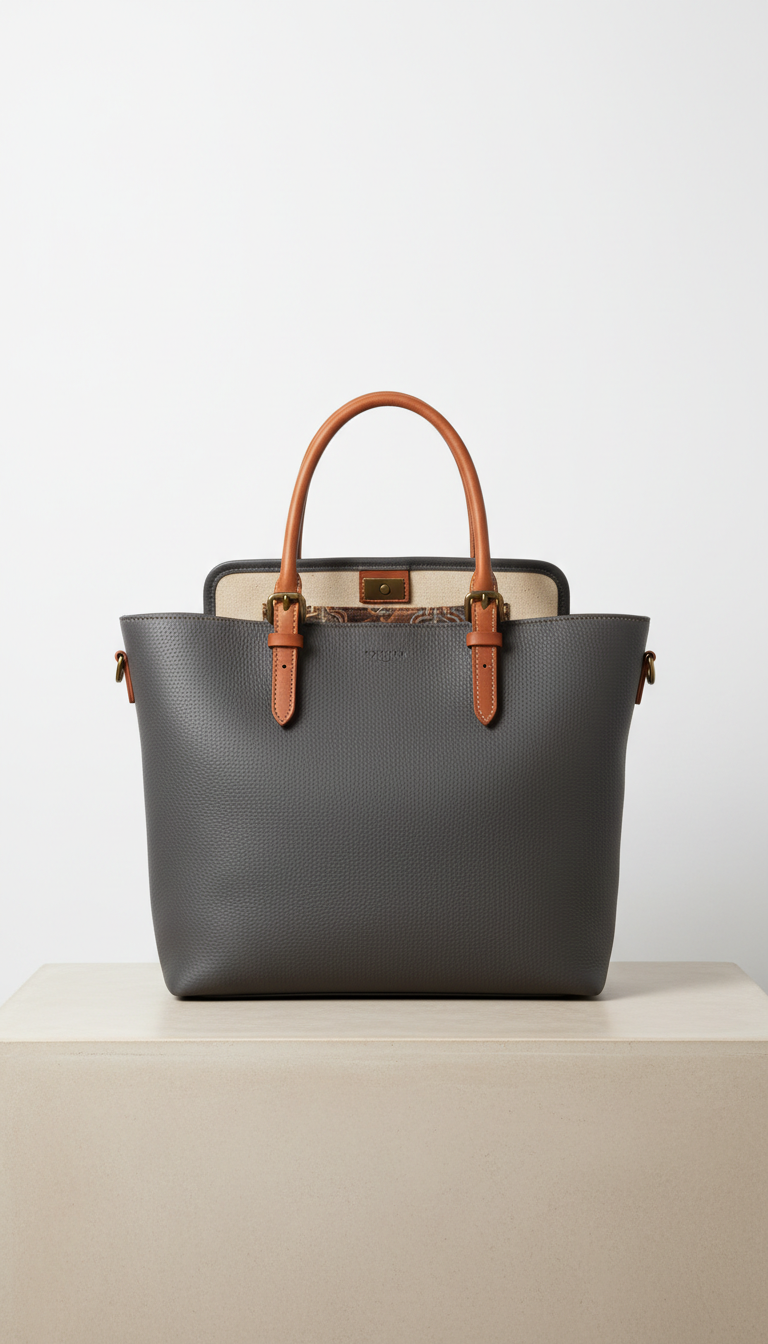 Minimalist Leather Travel Backpack